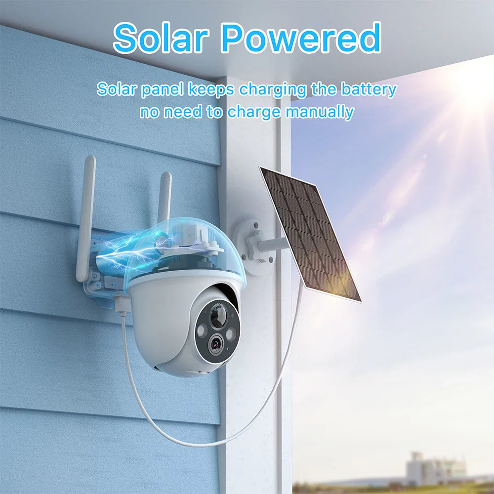 2K Solar Security Camera