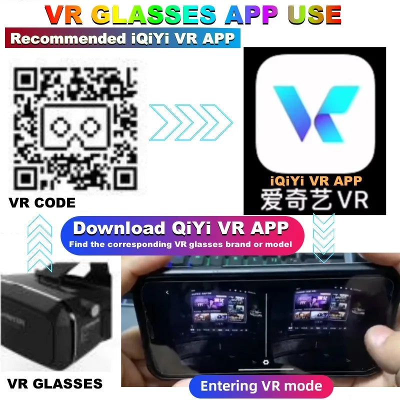 Virtual Reality 3D Glasses