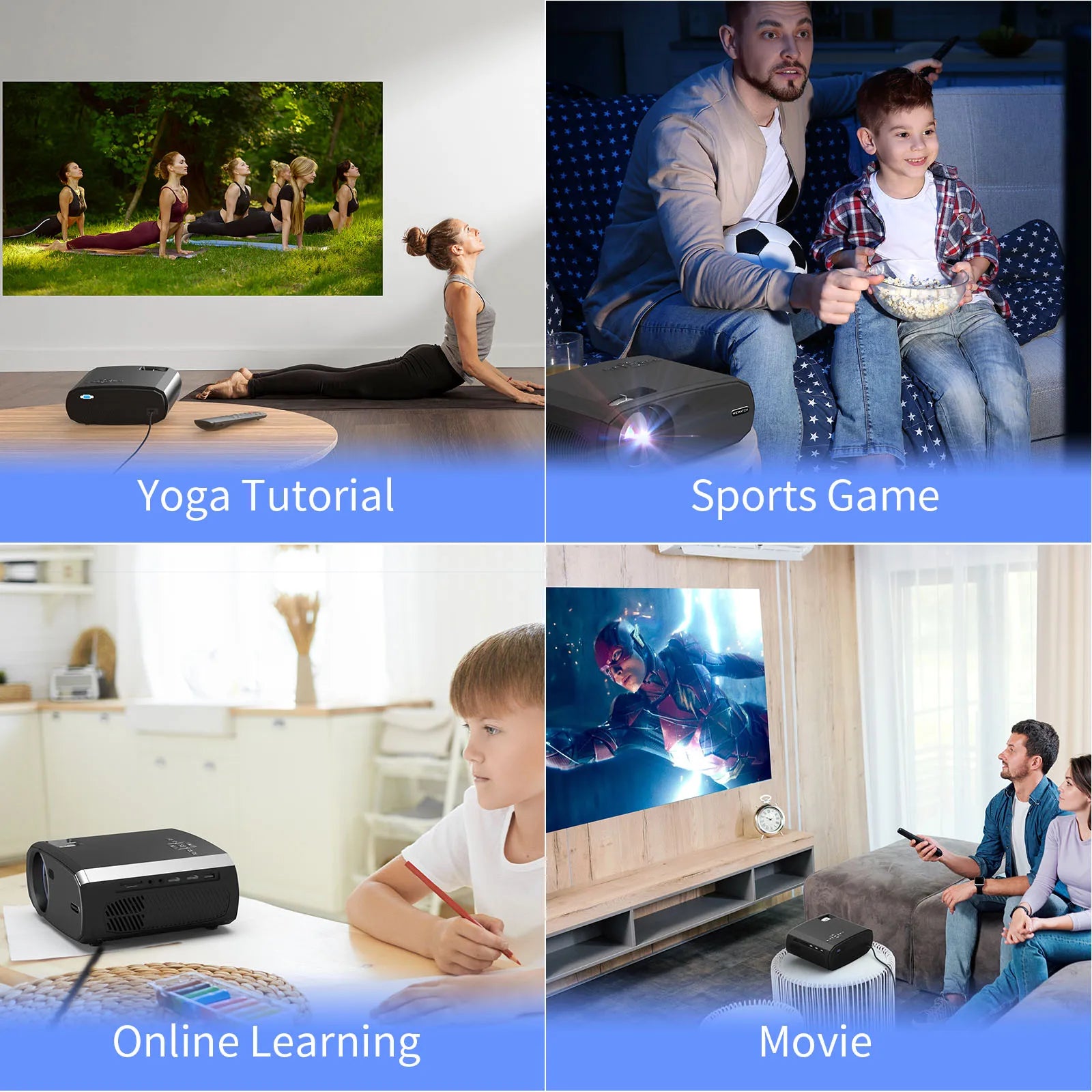 Portable 5G WIFI Mini Projector